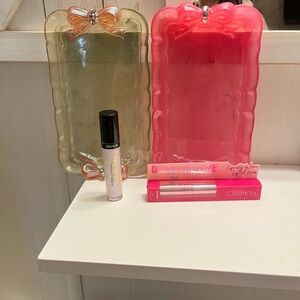 Pick (1) Handmade makeup tray with extra